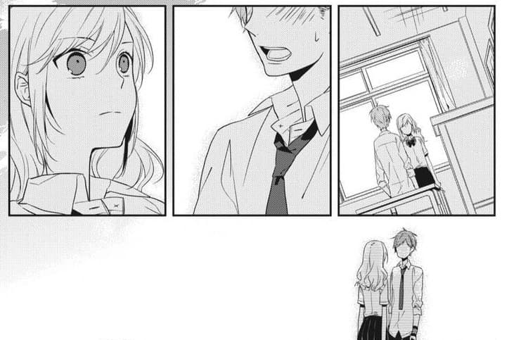 I like how there's no text here. You can kind of imagine the confession. And the way the
panel backs away. It feels like a good way to represent the distance and awkwardness.