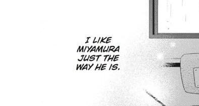 I like the intentional visual ambiguity/redaction. Too many manga do sex-appeal fanservice
for sales, and it feels offputting, because it's not an externalization of emotion. I felt like the
thoughts were kind of, what you feel when you love someone. Seeing and wanting them for everything
they are. Closing the distance.